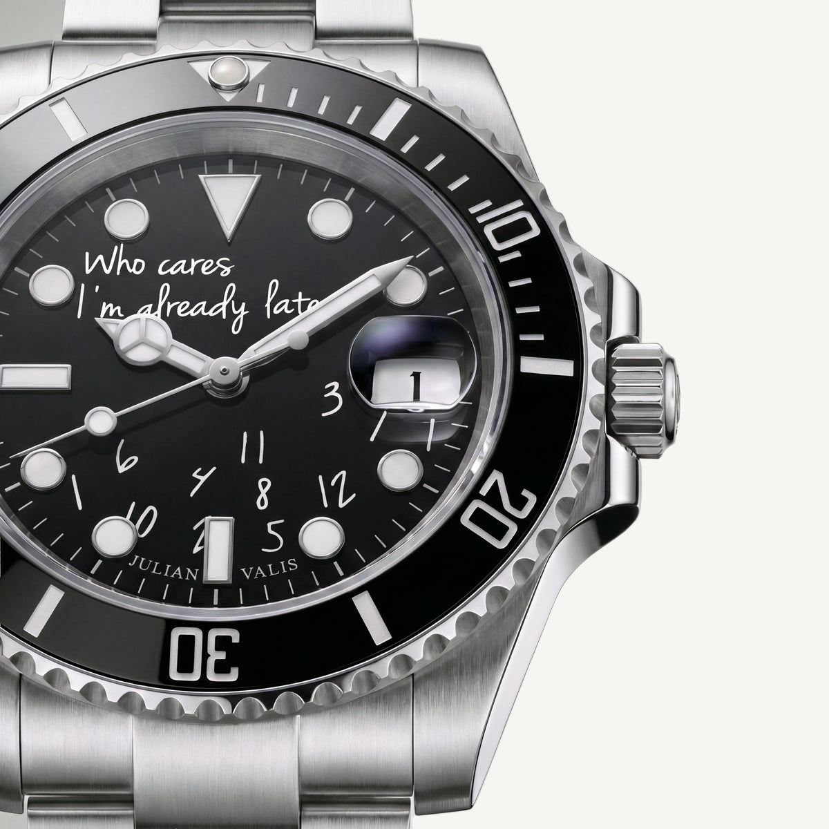 The dial says it all.