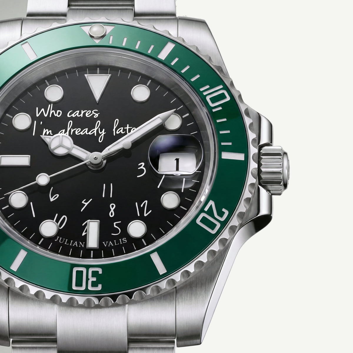 The dial says it all.