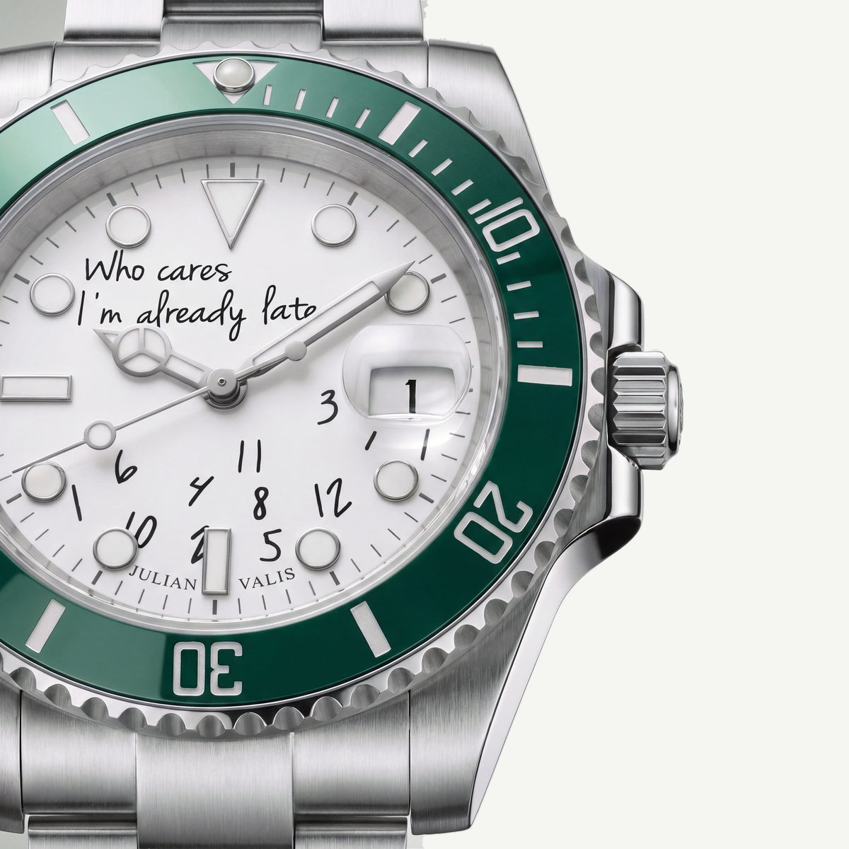 The dial says it all.